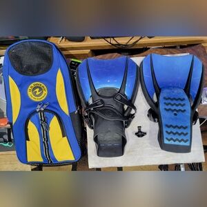 US Divers Backpack And Hydroflex Fins (Size: L 10-14)